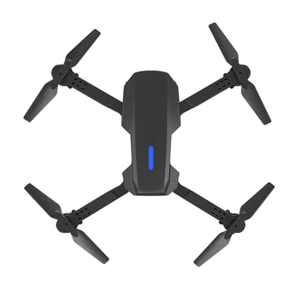 E88 Pro Foldable 4K Camera Drone with Optical Flow Positioning - Black