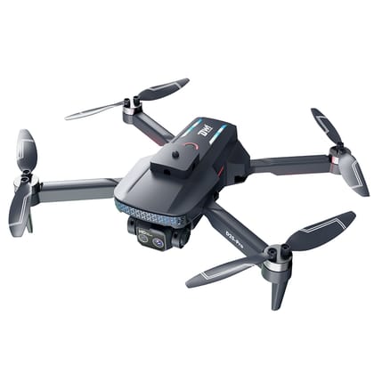 D25 Pro 8K HD Double Camera Drone with Obstacle Avoidance Sensors , Optical Flow Position Hold, Gesture Control, One Key Return, Foldable RC Quadcopter Toy Drone for Kids & Beginners